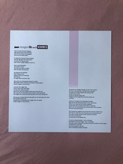 Komparse - Glaub morgen is auch Kirmes · Vinyl